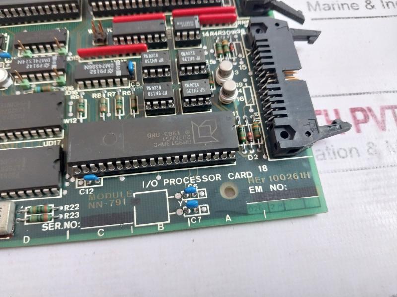 Norcontrol Automation Nn-791 Input/Output Processor Card Her 100261H