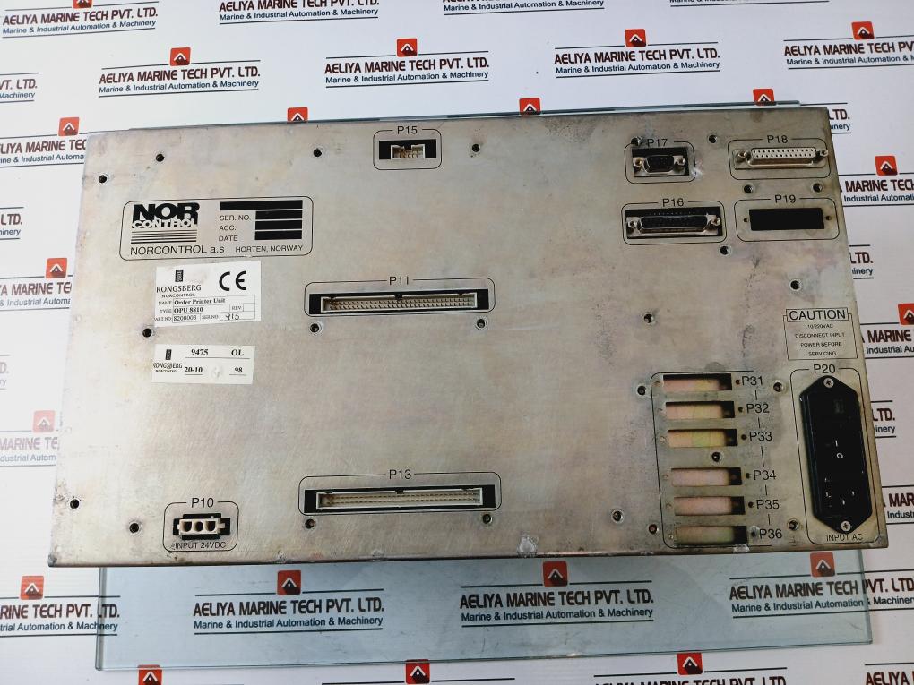 Norcontrol Automation OPU 8810 Order Printer Unit