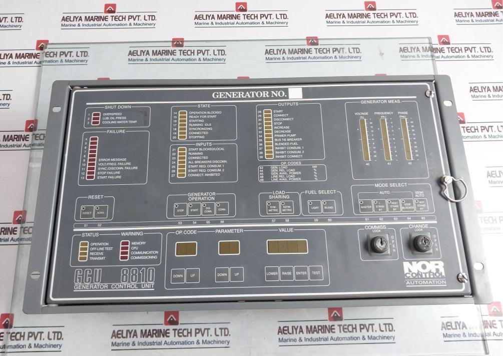 Norcontrol Gcu 8810 Generator Control Unit Ha 220438Bb