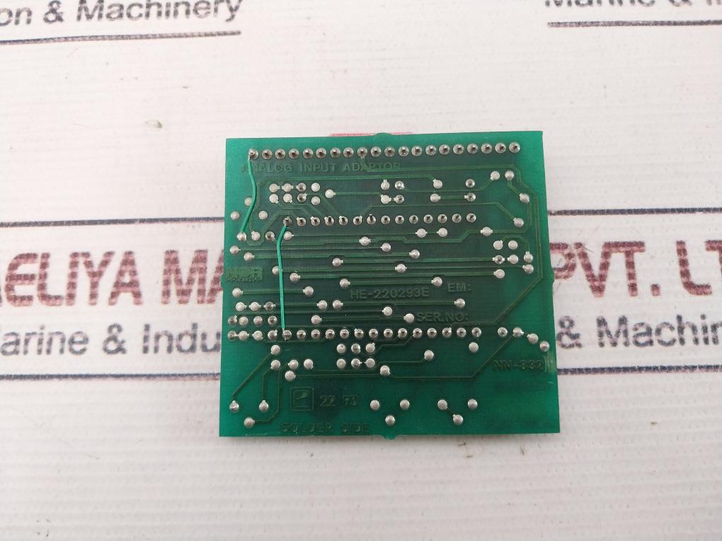 Norcontrol He-220293e Analog Input Adaptor PCB Nn-832