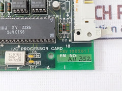 Norcontrol Her 100261I I/O Process Card Nn-791.12