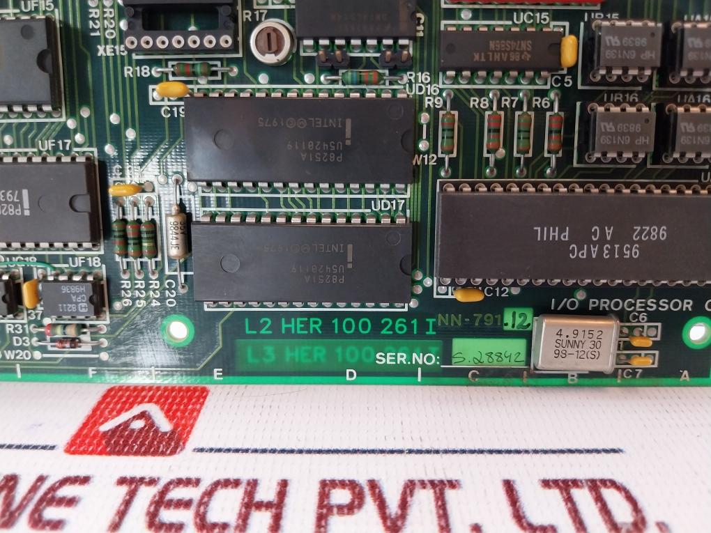 Norcontrol Her 100261I I/O Process Card Nn-791.12