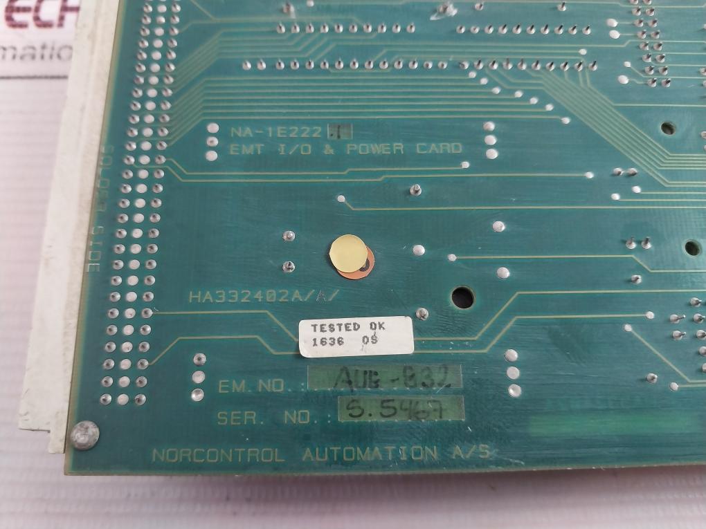 Norcontrol Na-1E222.1 Emt I/O Power Card