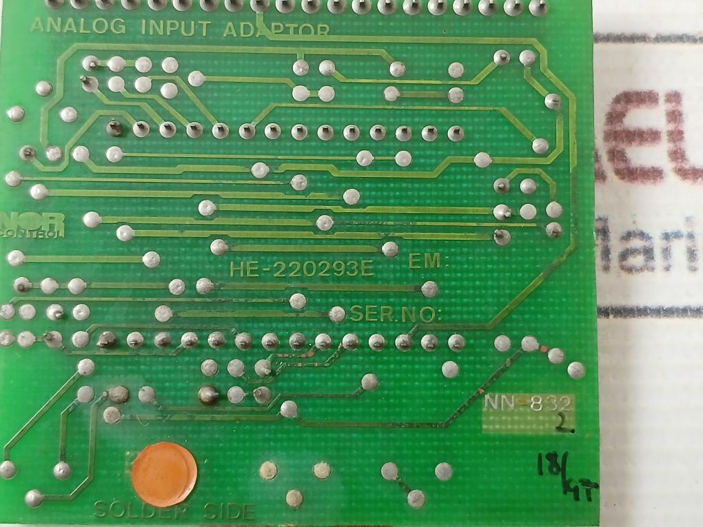 Norcontrol Na 1007.1 Motherboard For I/O Adaptor He-220293E Nn-832.2/Nn-832.1