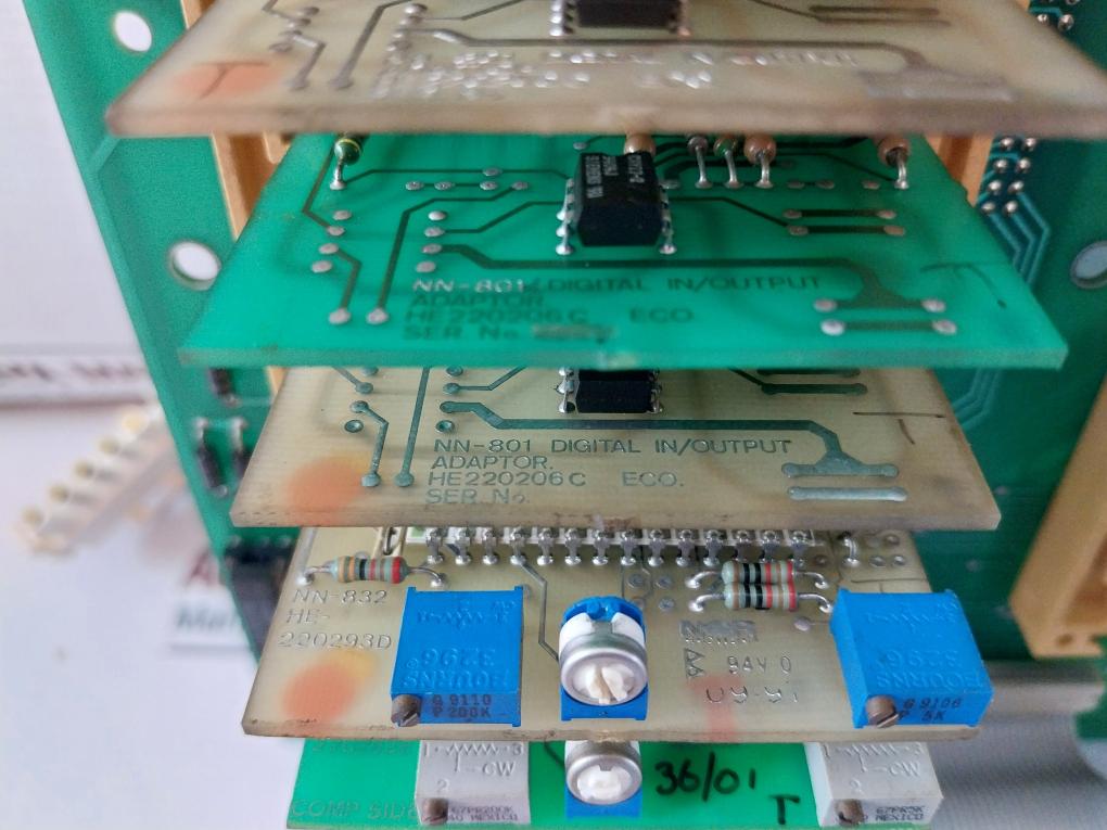 Norcontrol Na 1007.1 Motherboard For Input/Output Adaptor's Ha 220438 B/B 94V-0