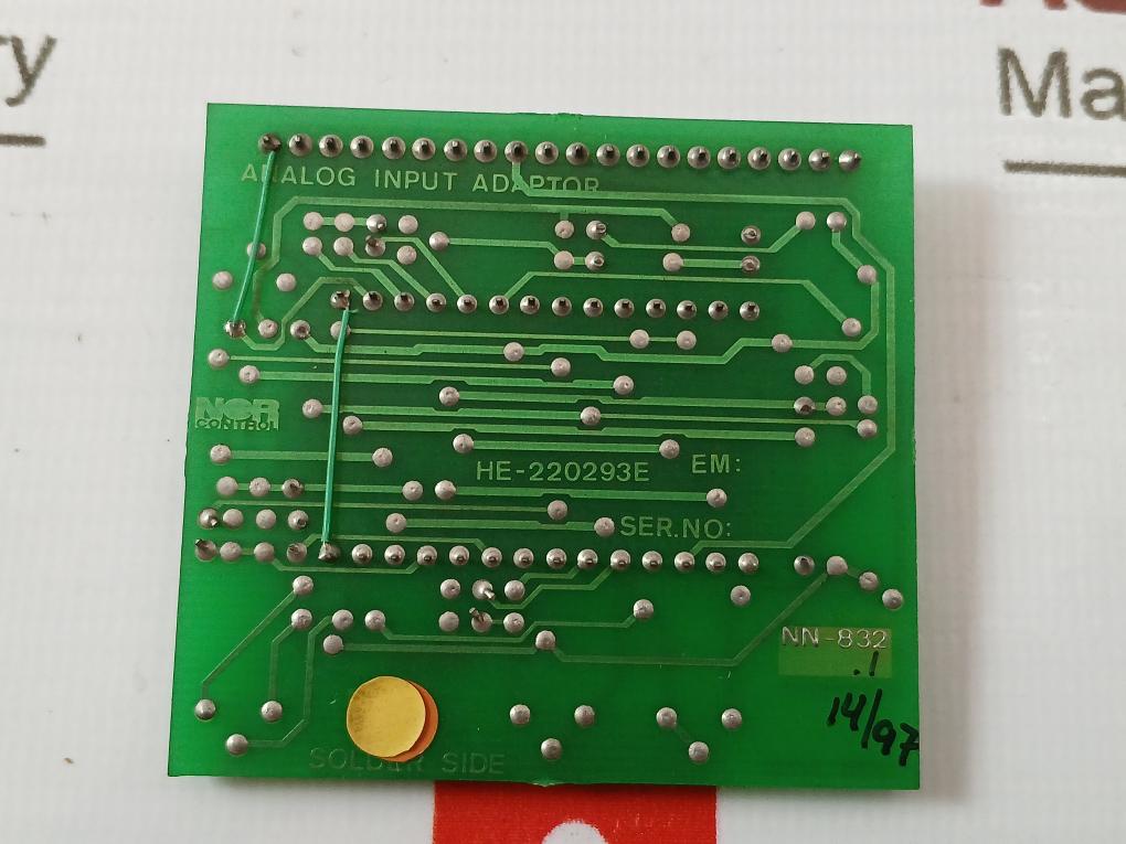 Norcontrol Na 1007 Motherboard For I/O Adaptor 40-9 9V-0 He220206 C