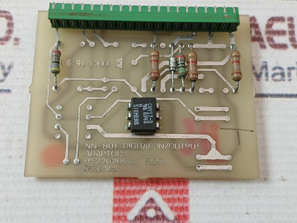 Norcontrol Na 1007 Motherboard For I/O Adaptor 94V-0 Nn-832 Ha 220438 A