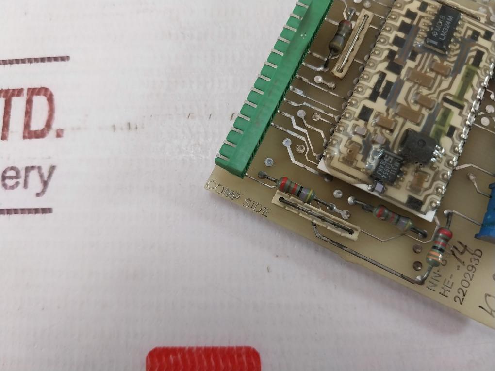 Norcontrol Na 1007 Motherboard For I/O Adaptor He-220293D 94V-0 Nn-832