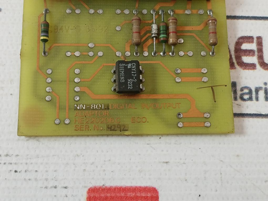 Norcontrol Na 1007 Motherboard For I/O Adaptor Nn-801.1 He220206 C