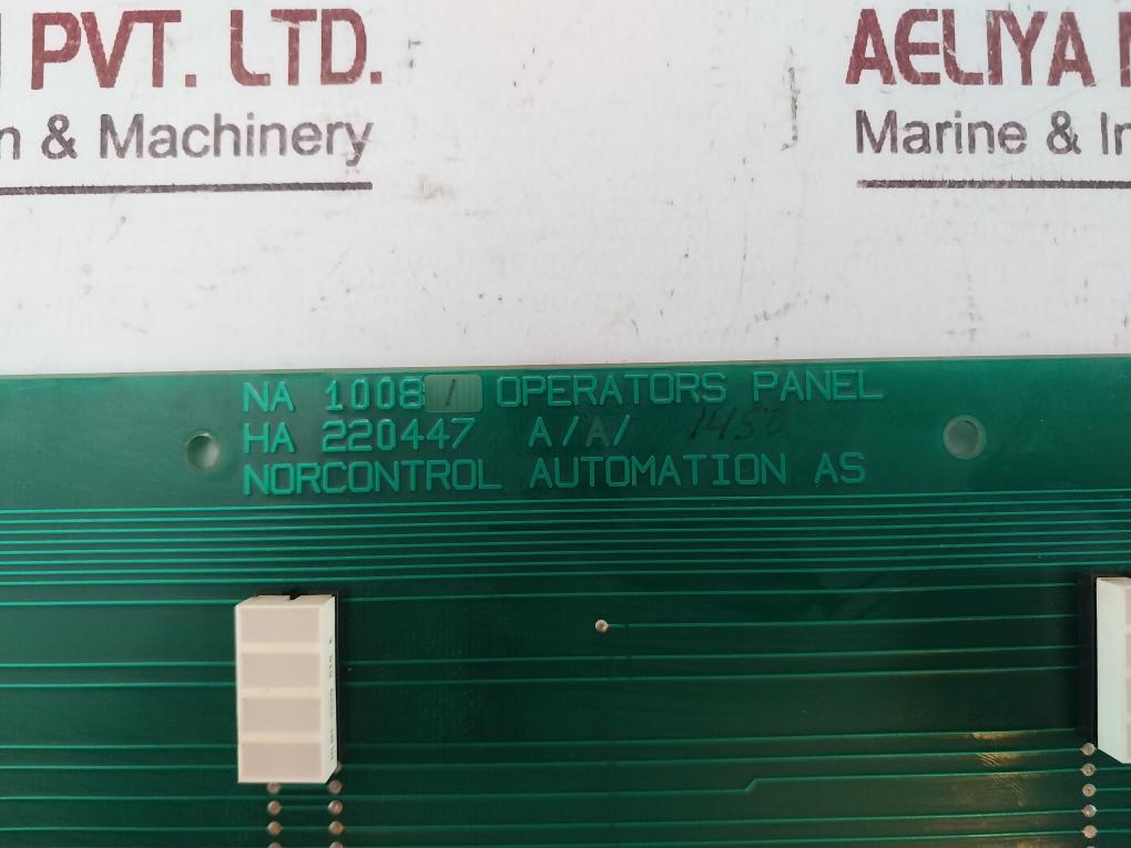 Norcontrol Na 1008.1 Operator Panel Pcb Card Ha 220447 A/A/