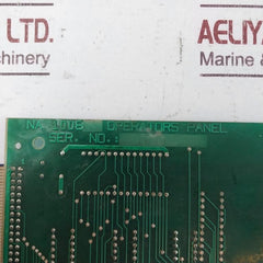 Norcontrol Na 1008.3 Operator Panel Pcb Card Ha 220447 A/A/