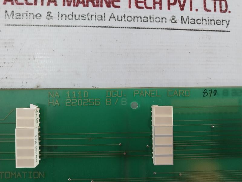Norcontrol Na 1110 Dgu Panel Card Ha 220256 B/B