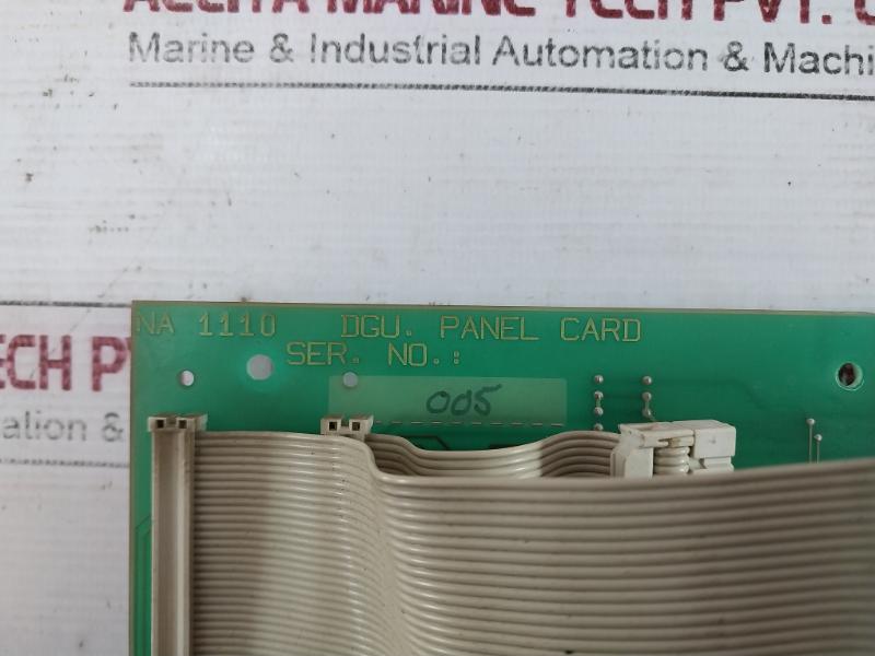 Norcontrol Na 1110 Dgu Panel Card Ha 220256 B/B