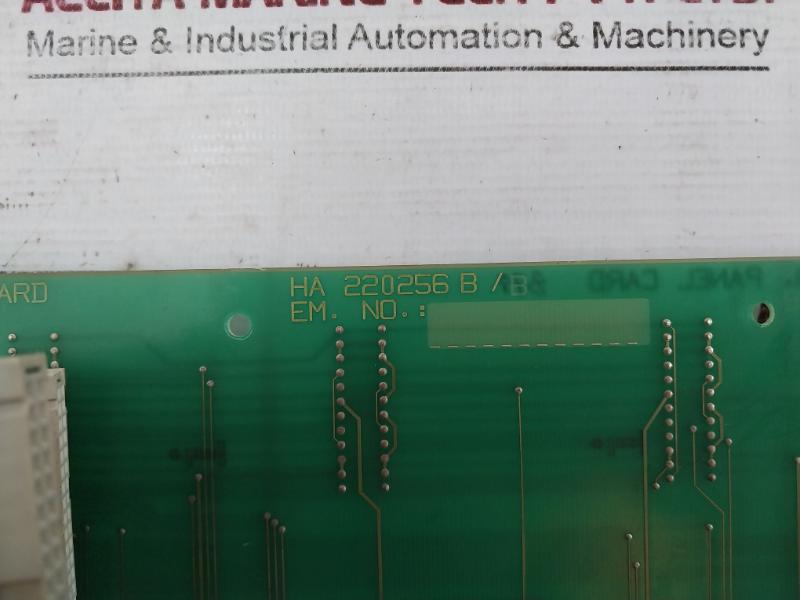 Norcontrol Na 1110 Dgu Panel Card Ha 220256 B/B