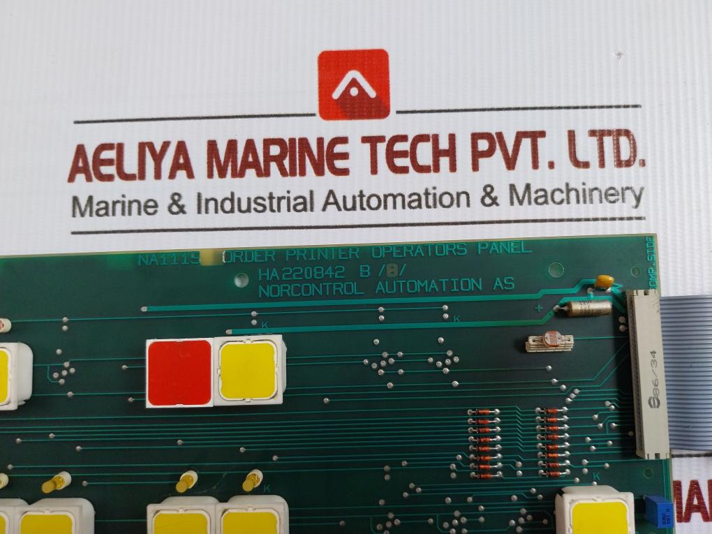 Pcb For Printer Operators Panel Norcontrol Na1115