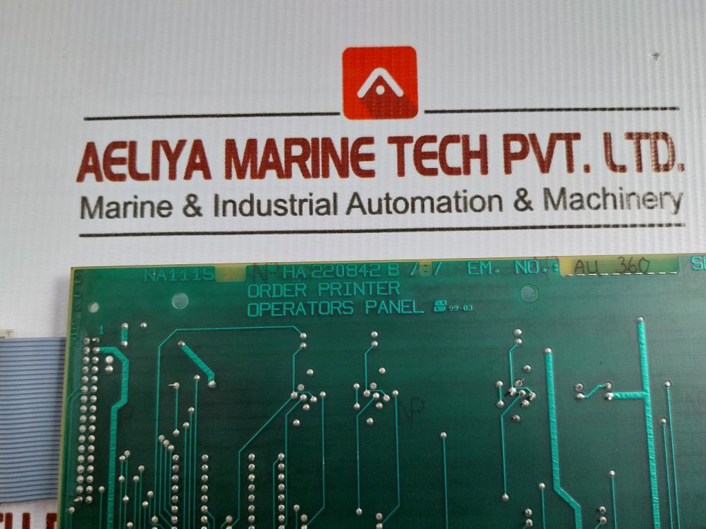 Pcb For Printer Operators Panel Norcontrol Na1115