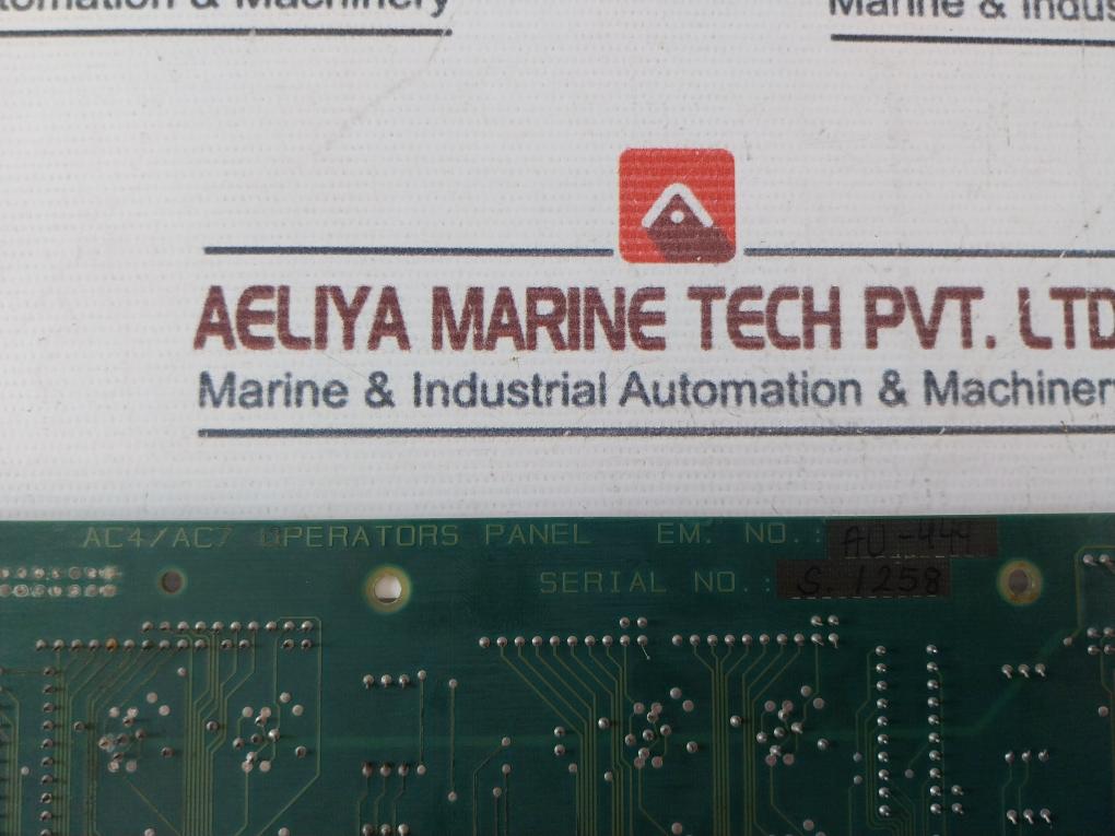 Norcontrol Na1116.1 Operator Panel Pcb Card Ha220862B/B/B Ac4/Ac7