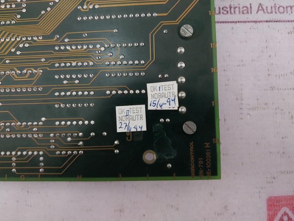 Norcontrol Nn-791.10 I/O Processor Card Her 100261H