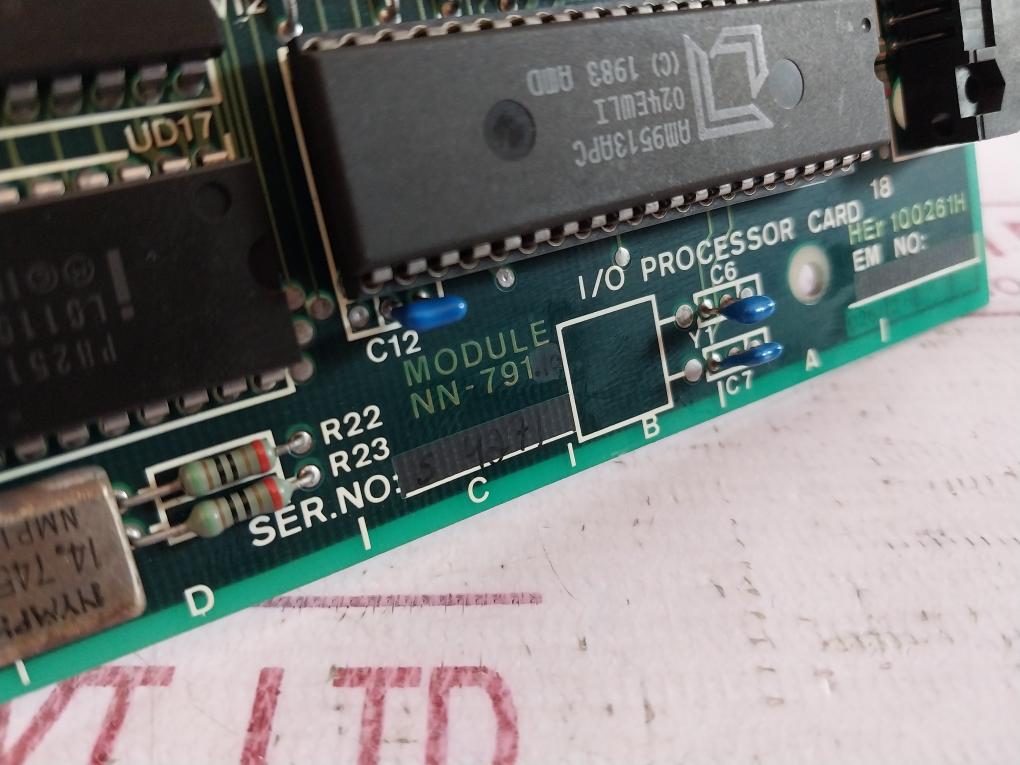 Norcontrol Nn-791.10 I/O Processor Card Her 100261H