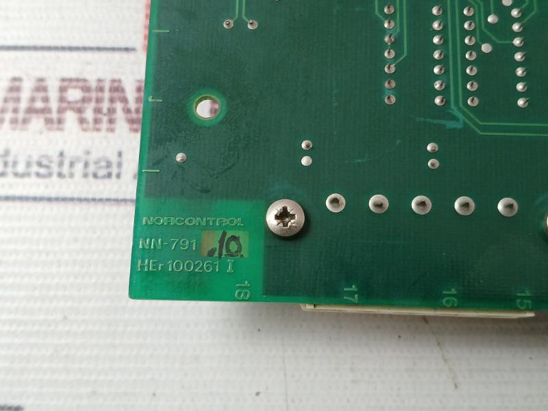 Norcontrol Nn-791.10 I/O Processor Card Her 100261 I Aue-1078