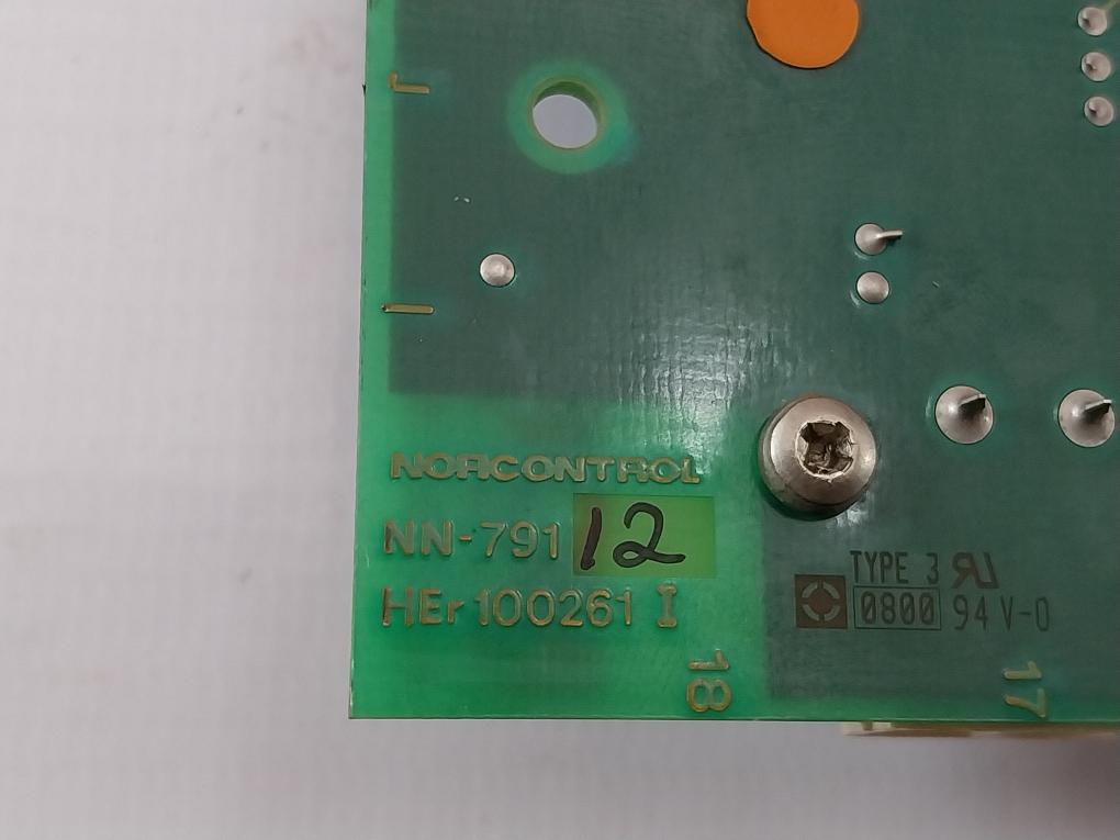 Norcontrol Nn-791.12 I/O Processor Card 94V-0 0800 Sw.15201-14 Dec10 Uj6