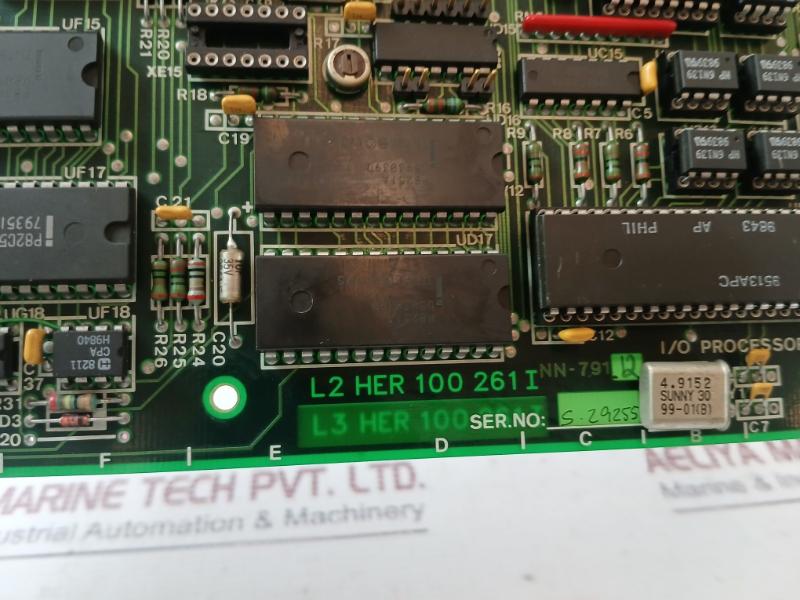 NORCONTROL NN-791.12 Input/Output Processor Card HER 100261 I