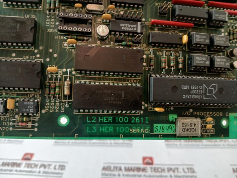 Norcontrol Nn-791.12 I/O Processor Card Her 100261 I