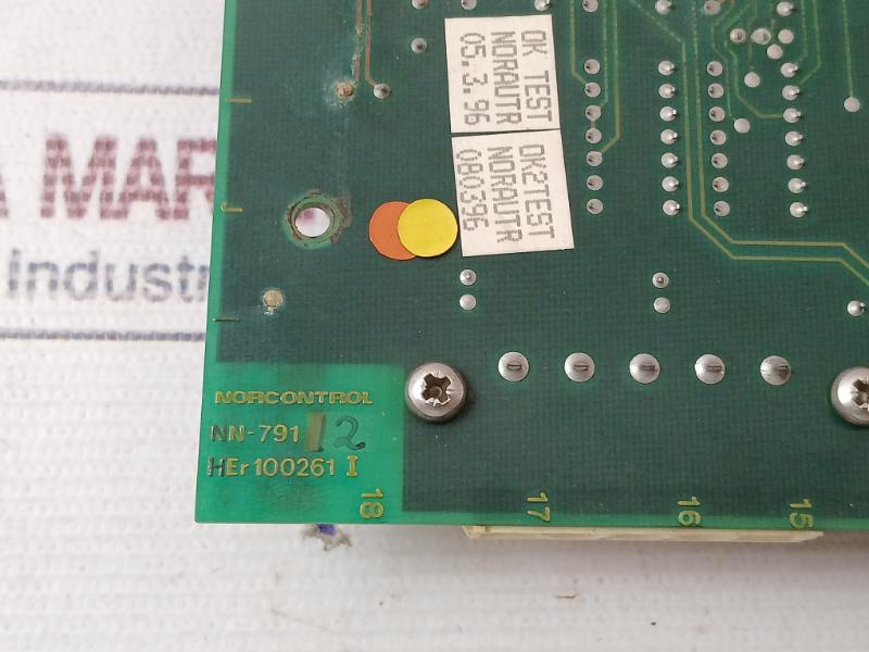 Norcontrol Nn-791.12 I/O Processor Card Her 100261 I B834