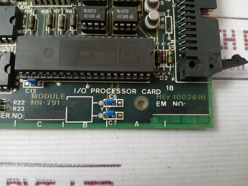 Norcontrol Nn-791 I/O Processor Card Her 100261H