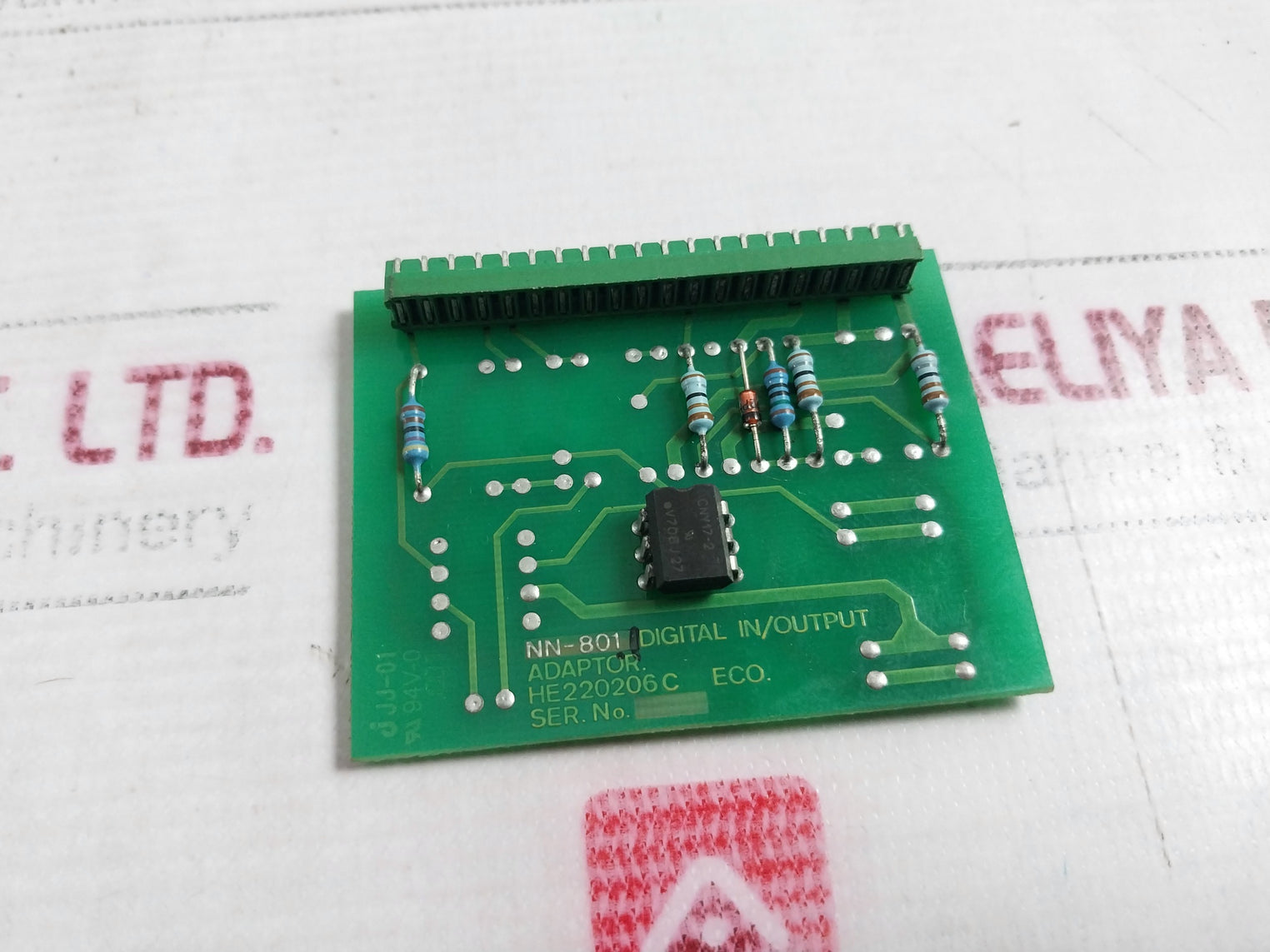 Norcontrol Nn-801.1 Digital In/Output Adaptor He220206C 94V-0