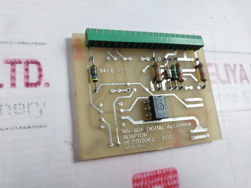 Norcontrol Nn-801.1 Digital Input Output Adaptor He220206 C 94V-0