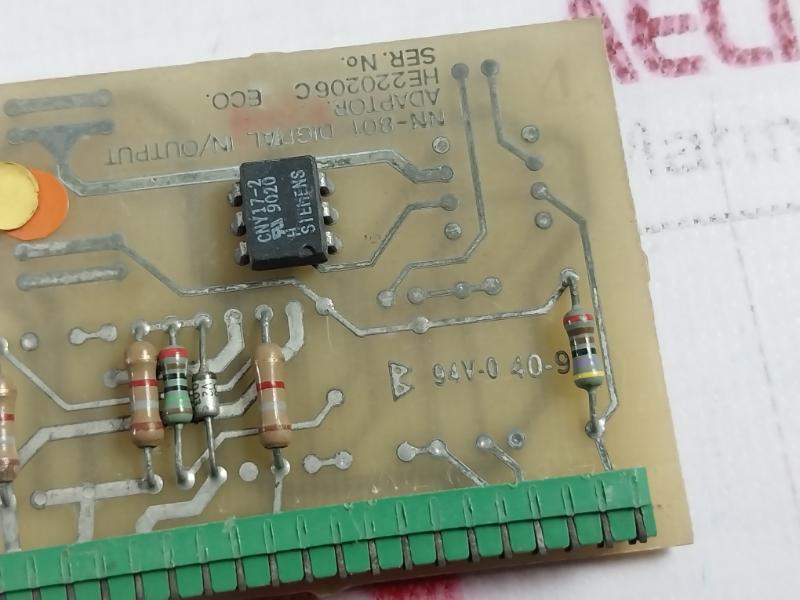 Norcontrol Nn-801.1 Digital Input/Output Adaptor 94V-0 He220206 C