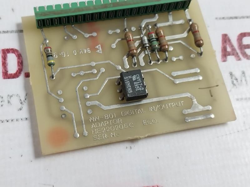 Norcontrol Nn-801.1 Digital Input/Output Adaptor He220206 C 94V-0