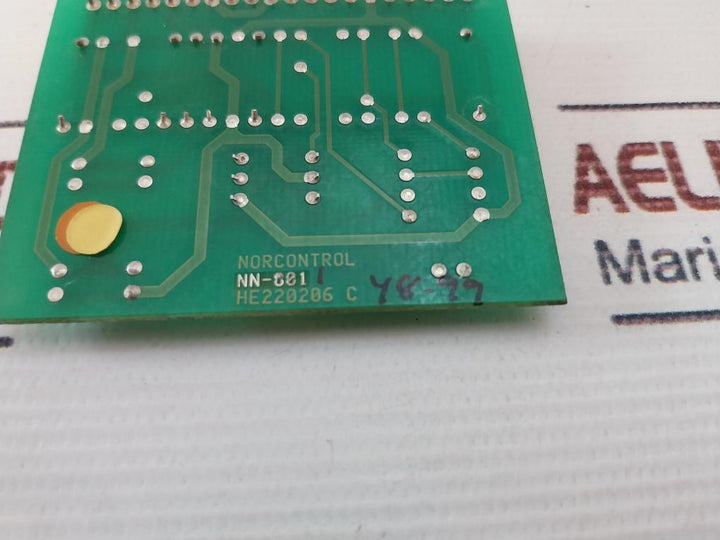 Norcontrol Nn-801 1 Digital In/Output Adaptor He220206 C