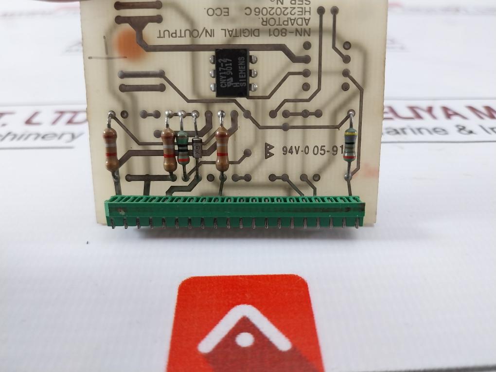 Norcontrol Nn-801 Digital Input/Output Adaptor He220206C 94V-0 05-91