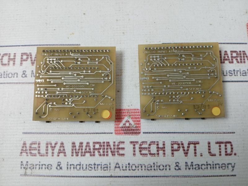 Norcontrol Nn-832.14 Analog Input Adaptor Card He-220293E
