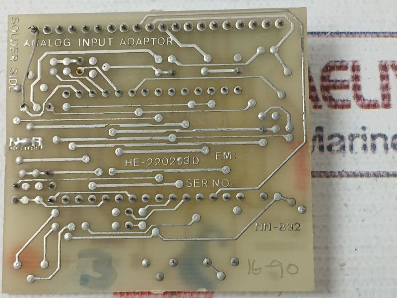 Norcontrol Nn-832.1 Analog Input Adaptor He-220293D