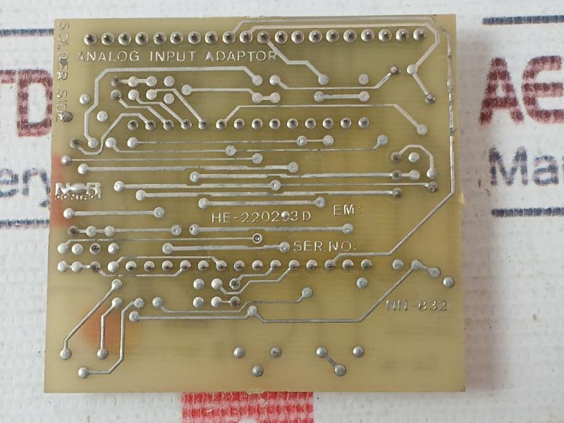 Norcontrol Nn-832.2 Analog Input Adaptor He-220293D 94V-016-90