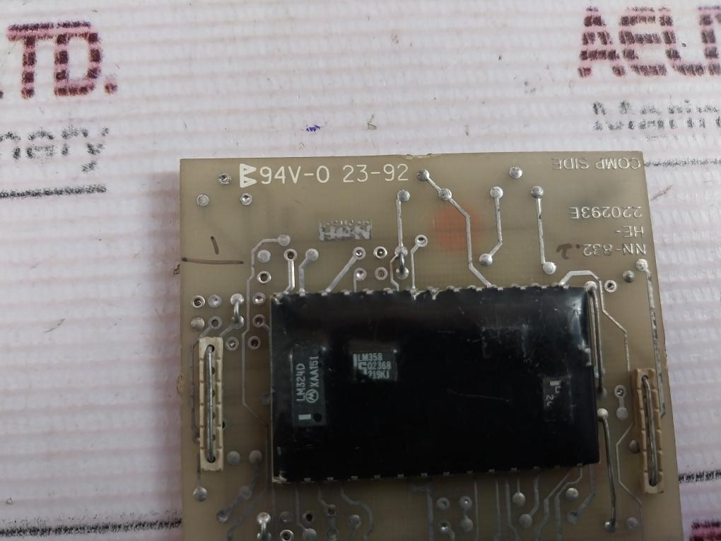 Norcontrol He-220293E Adaptor Analog Input Nn-832.2