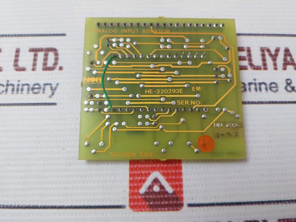 Norcontrol Nn-832.2 Analog Input Adaptor He-220293E