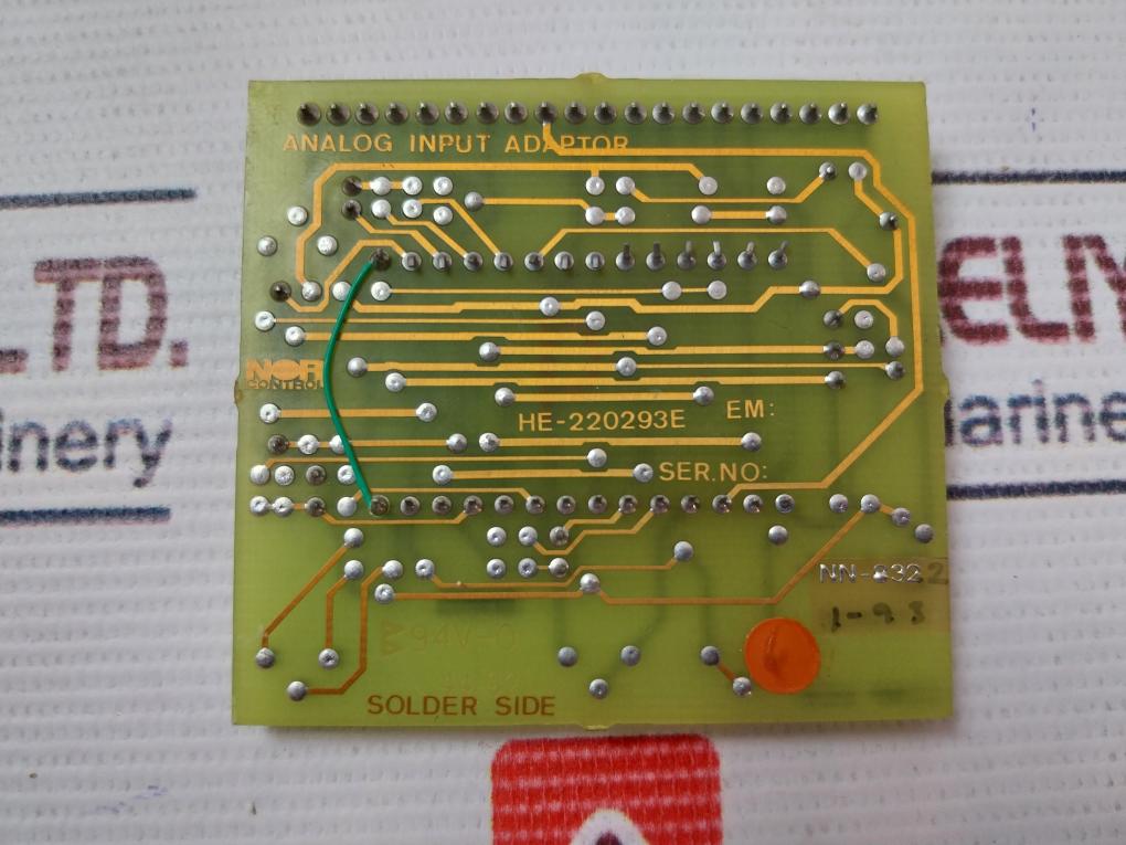 Norcontrol Nn-832.2 Analog Input Adaptor He-220293E