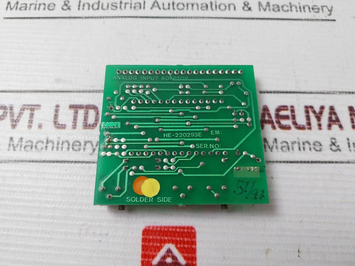 Norcontrol Nn-832.5 Analog Input Adaptor He-220293E