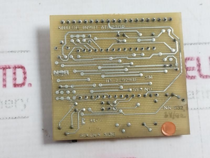 Norcontrol Nn-832.7 Analog Input Adaptor He-220293E 94V-0 23-92