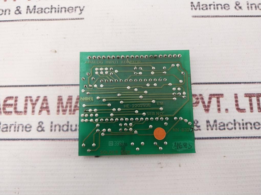 Norcontrol Nn-832.7 Analog Input Adaptor Pcb He-220293e