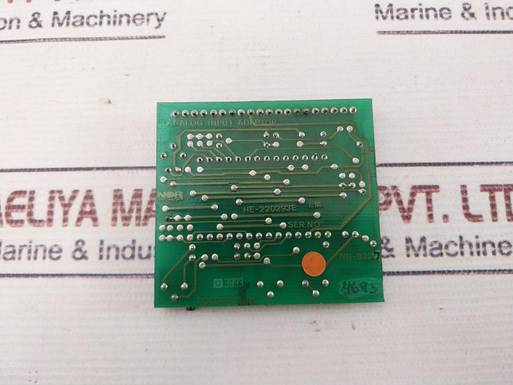 Norcontrol Nn-832.7 Analog Input Adaptor Pcb He-220293E