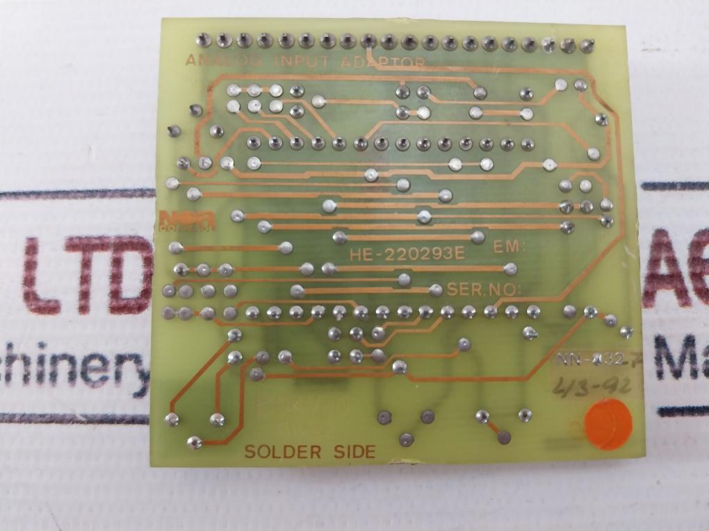 Norcontrol Nn-832.7 He-220293e Analog Input Adaptor