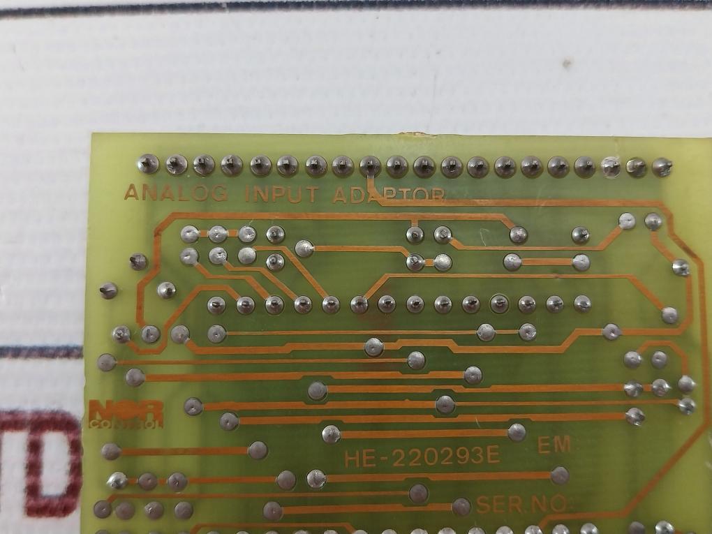 Norcontrol Nn-832.7 He-220293e Analog Input Adaptor