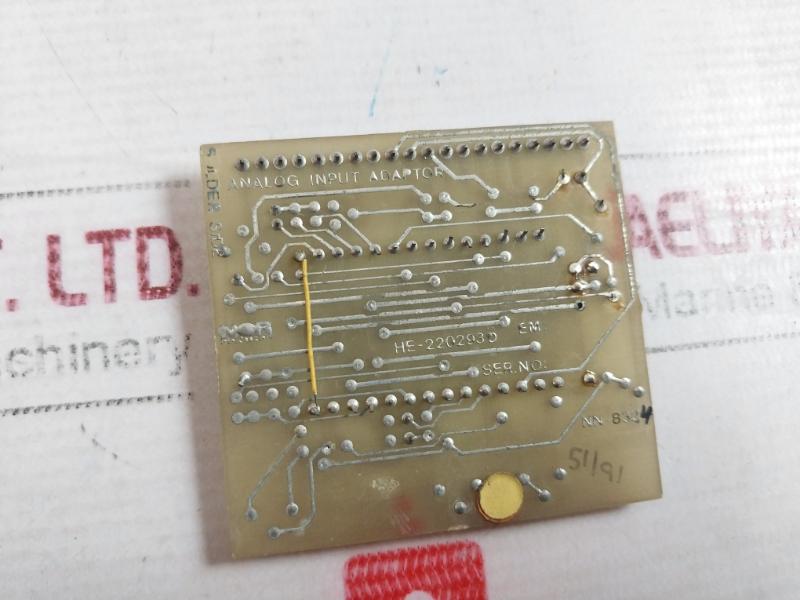 Norcontrol Nn-832 Analog Input Adaptor 94V-0 He-220293D