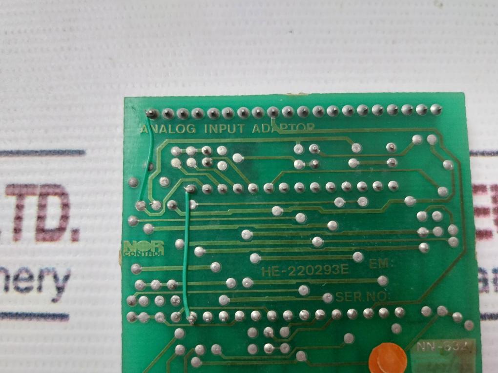 Norcontrol Nn-832 He-220293E Analog Input Adaptor
