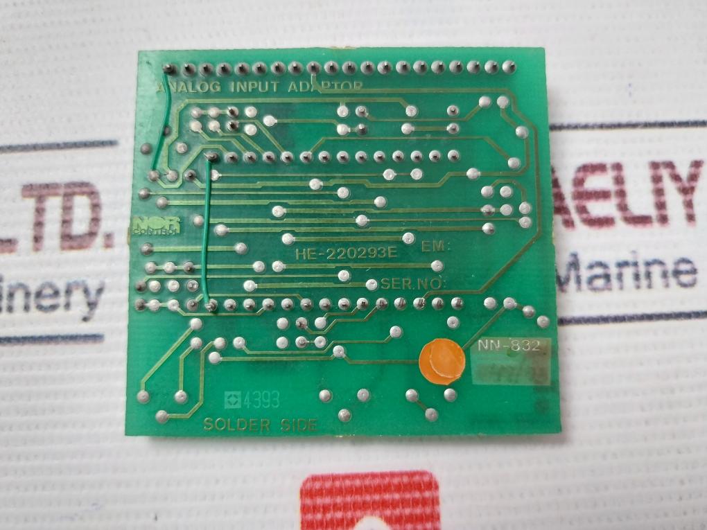 Norcontrol Nn-832 He-220293E Analog Input Adaptor
